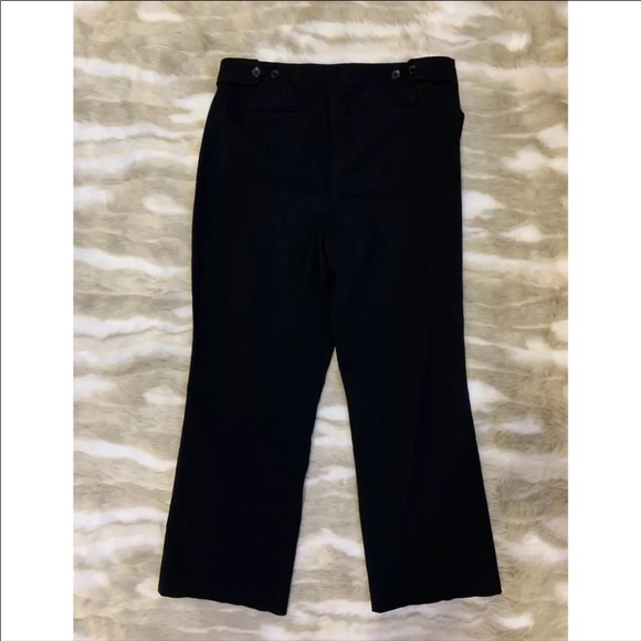 LANE BRYANT Petite Black Straight Leg Trousers - Picture 3 of 4
